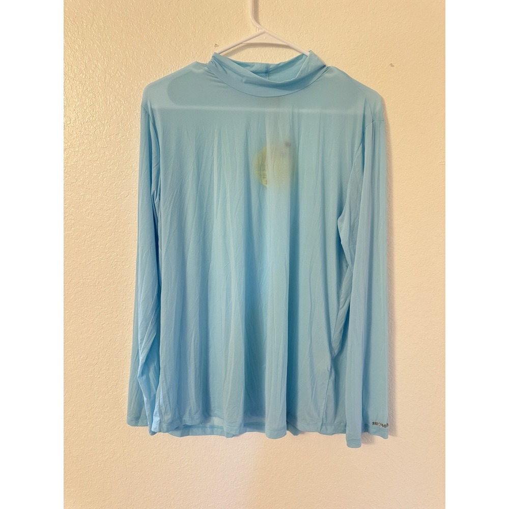 Jamie Sadock Sunsense Ultra Light Golf Shirt LS Blue XXL SPF 30 62119